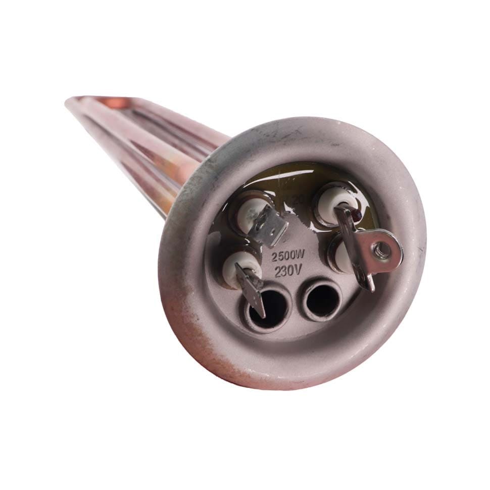 ТЭН RF 2500W(1000+1500), медь, Ø64мм, М4, клеммы под разъем+под винт, Shuttle, L400мм, 220V (10721) ТЭН RF 2500W(1000+1500), медь, Ø64мм, М4, клеммы под разъем+под винт, Shuttle, L400мм, 220V (10721)