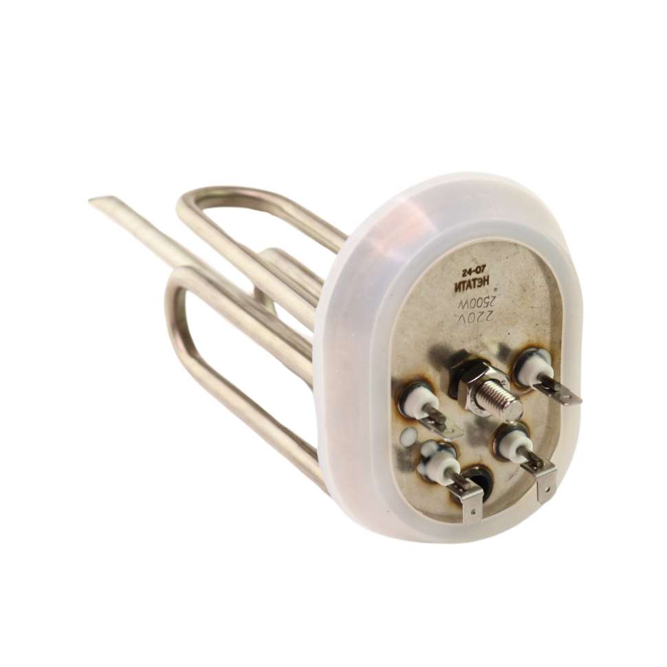 Комплект ТЭН 2500W(1000+1500), TW, RASP, нерж, Ø80/110, М5, L265мм, 220V+прокл. (250909К) Комплект ТЭН 2500W(1000+1500), TW, RASP, нерж, Ø80/110, М5, L265мм, 220V+прокл. (250909К)